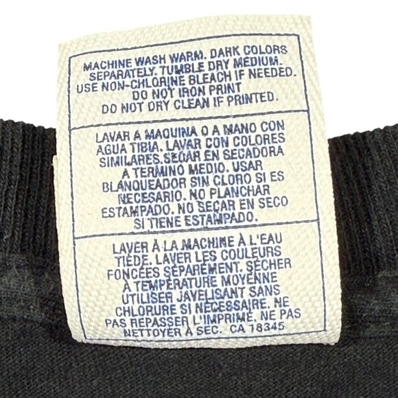 Vintage Pro Player Penguins NHL Eastern Conference Jersey XXL Black & Yellow 90s - Picture 8 of 9